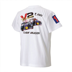MUGEN TEAM MUGEN 23 CHAMPION T-SHIRT WHITE LARGE FOR  90000-XYM-604C-W4