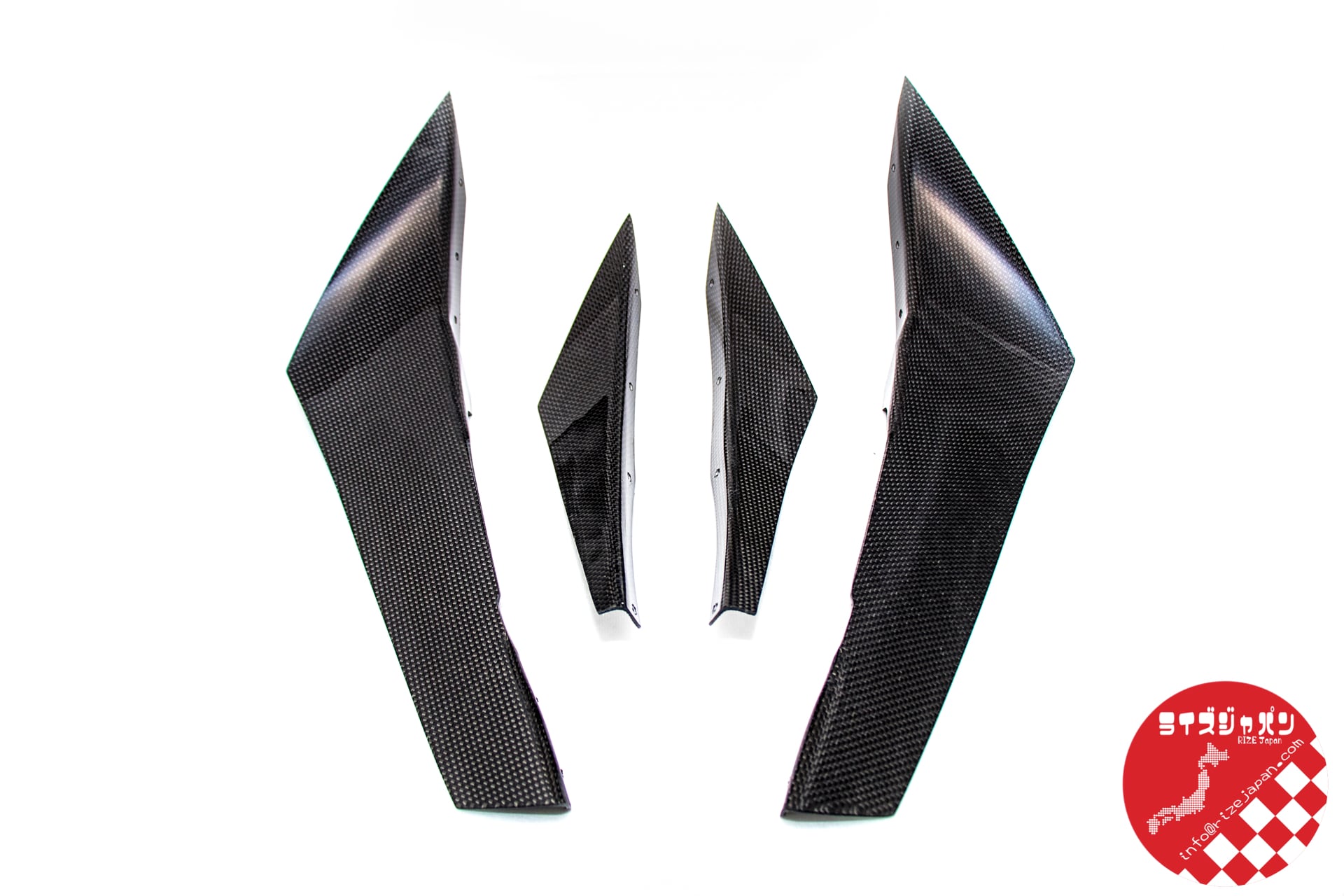 RIZE JAPAN CARBON CANARD KIT FOR TOYOTA 86 ZN6 ZENKI - Black Hawk
