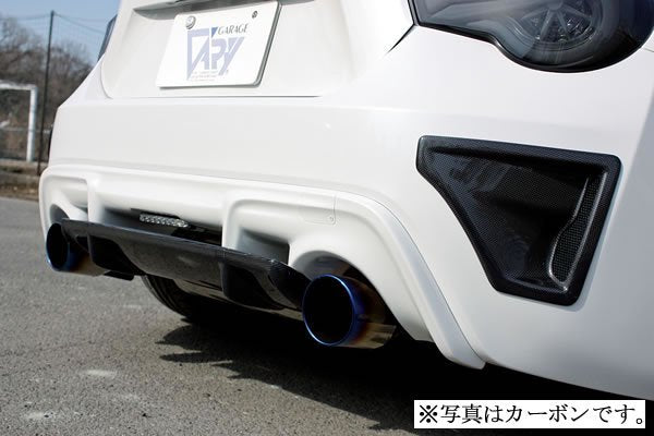 GARAGE VARY REAR DIFFUSER + CENTER FLAP FOR TOYOTA 86 ZN6 ZENKI SUBARU BRZ ZC6 30-2013