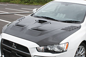 GARAGE VARY BONNET FOR LANCER EVO X CZ4A 30-0002
