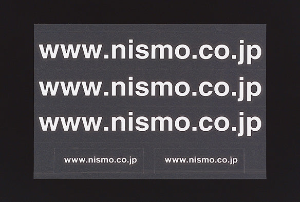 NISSAN NISMO URL STICKER SET  GOODS GOODS   99992RN043