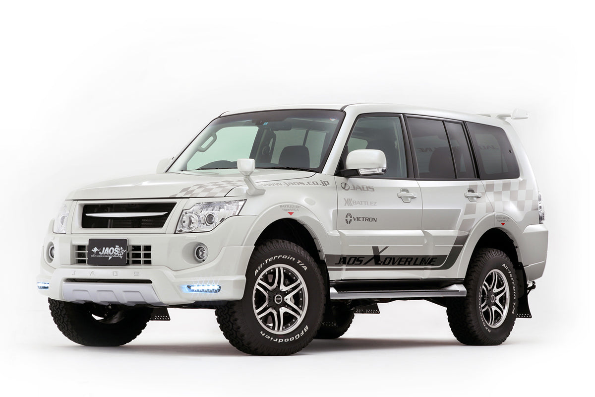 JAOS FRONT BUMPER GUARD WITH LED DAY LAMP FOR MITSUBISHI PAJERO