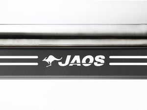 JAOS FRONT SKID BAR POLISH BLACK WIDE TYPE 1-2 FOR TOYOTA HIACE 200 B150202B