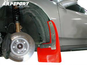 LAILE BEATRUSH MUD FLAPS RED REAR For TOYOTA CELICA ZZT231 A61214-R2