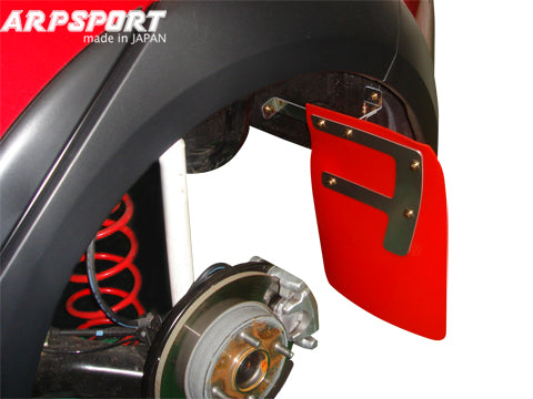 LAILE BEATRUSH MUD FLAPS RED FRONT For COLT RALLIART Ver R Z27AG COLT 15C Z23A A63232-F2