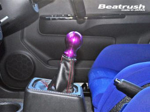 LAILE BEATRUSH ALUMINUM GEAR KNOB TYPE B CORD RED For SUZUKI ALTO WORKS HA36S A98504AR-B