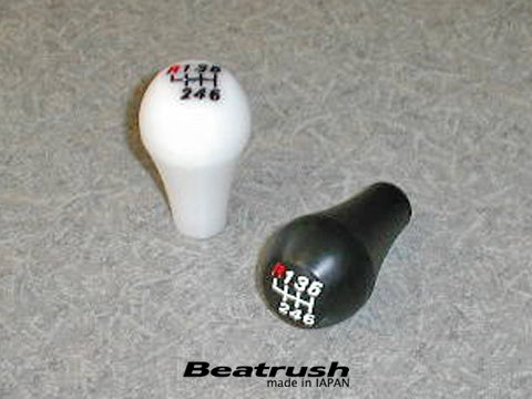 LAILE BEATRUSH JURACONR GEAR KNOB TYPE D M10x1 50P 5S WHITE A91015W-D5