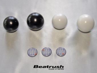 LAILE BEATRUSH JURACON® GEAR KNOB TYPE Q M12x1 25P Φ40MM WHITE A91212W-Q40