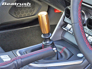 LAILE BEATRUSH Alu SHIFT KNOB TYPE-EBR M12x1.25P GOLD FOR SUBARU BRZ ZD8  A9ZD8MAG-EBR