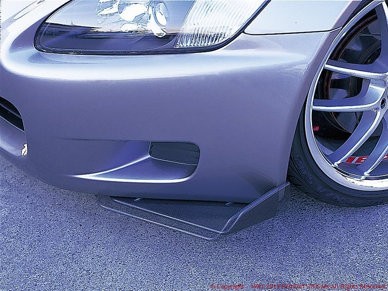 FEEL'S HONDA TWINCAM TWILL CARBON FRONT BUMPER SIDE FINS FOR HONDA S2000 AP1 Feels-00925