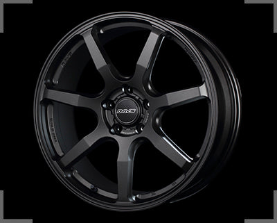 RAYS HOMURA HYUGA HP07 19x9J +45(30) 5x114.3 Matte Super Dark Gunmetal x1