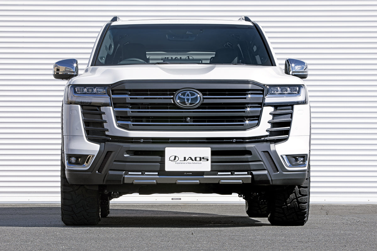JAOS FRONT BUMPER GUARD PAINTED MATTE BLACK FOR TOYOTA LAND CRUISER 300 B016051MB