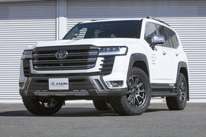 JAOS FRONT BUMPER GUARD PAINTED MATTE BLACK FOR TOYOTA LAND CRUISER 300 B016051MB