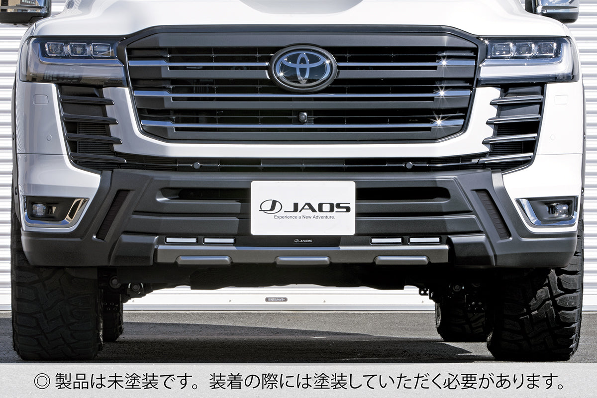 JAOS FRONT BUMPER GUARD UNPAINTED PRODUCT FOR TOYOTA LAND CRUISER