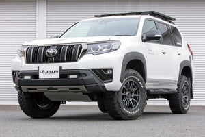 JAOS FRONT BUMPER GUARD PAINTED MATTE BLACK FOR TOYOTA PRADO 150 B016067MB