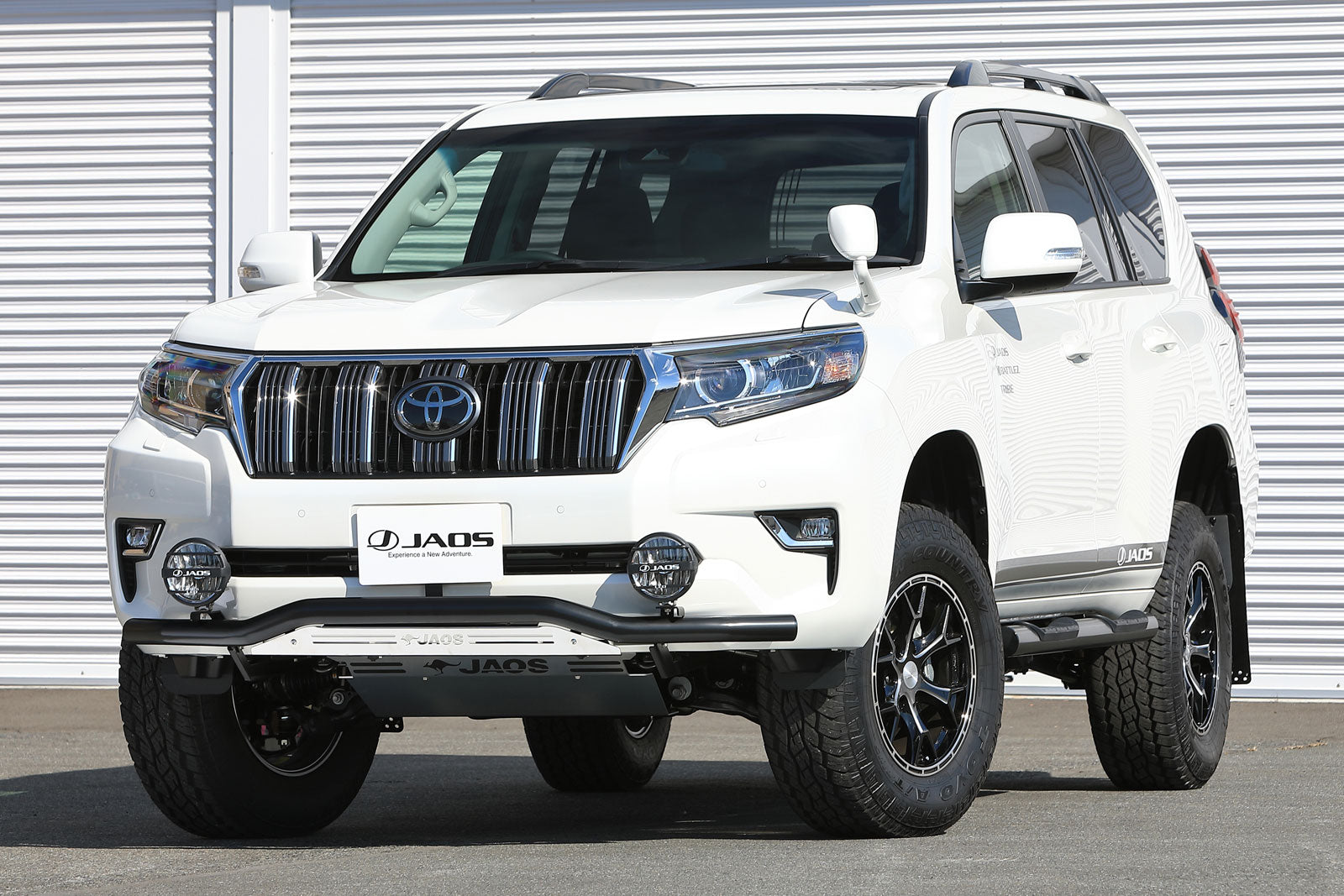 JAOS FRONT SKID BAR BLACK BLAST FOR TOYOTA LAND CRUISER PRADO 150 B150067C