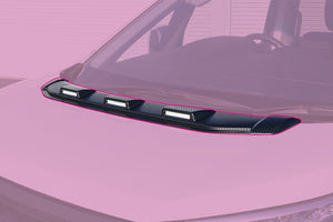 JAOS BONNET DEFLECTOR CARBON-LIKE FOR MITSUBISHI DELICA D:5 2019- DIESEL B036306CL