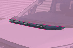 JAOS BONNET DEFLECTOR PAINTED MATTE BLACK FOR MITSUBISHI DELICA D:5 2019- DIESEL B036306MB