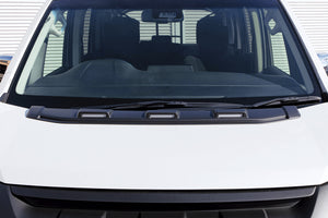 JAOS BONNET DEFLECTOR PAINTED MATTE BLACK FOR MITSUBISHI DELICA D:5 2019- DIESEL B036306MB