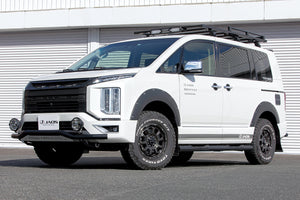 JAOS BONNET DEFLECTOR PAINTED MATTE BLACK FOR MITSUBISHI DELICA D:5 2019- DIESEL B036306MB