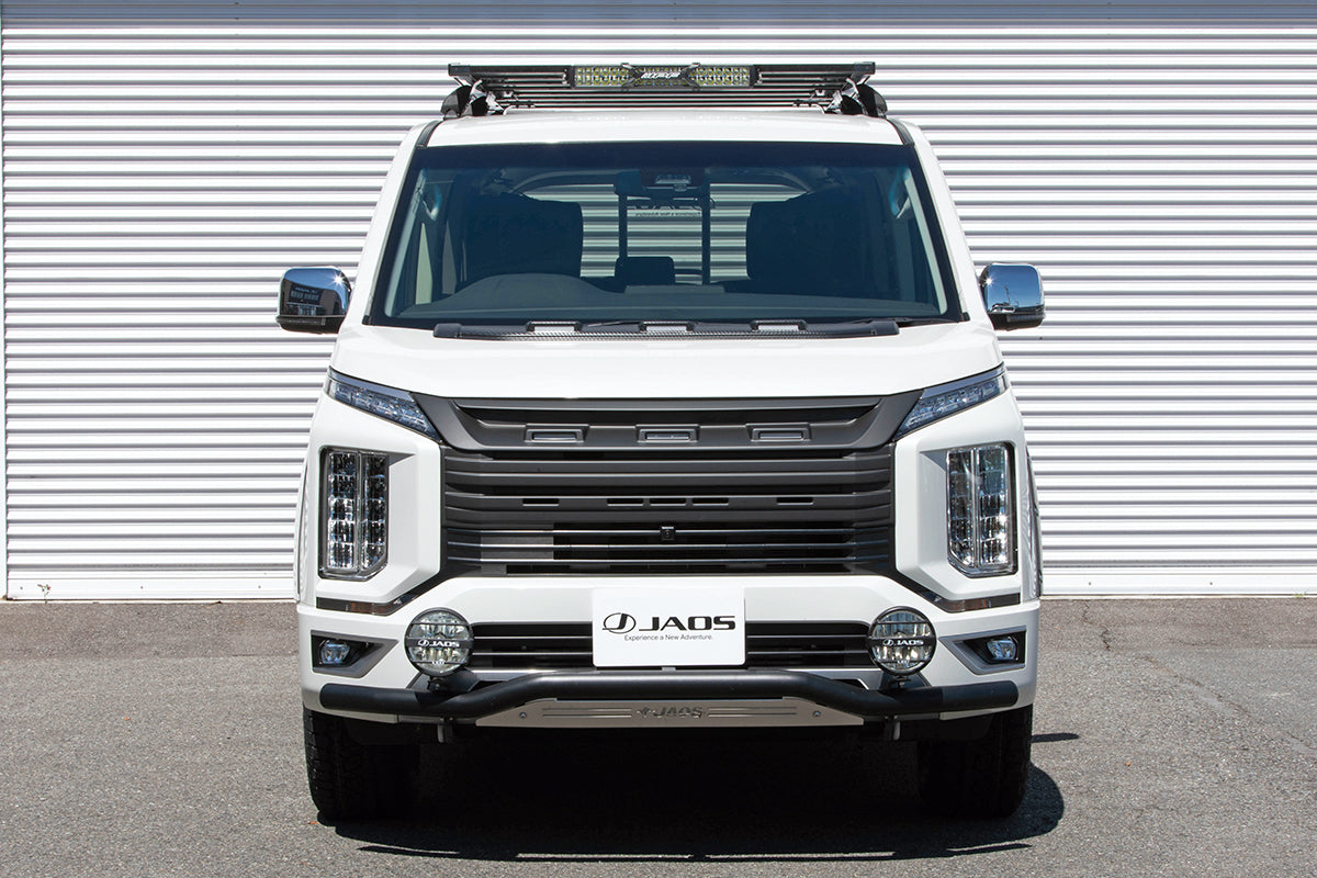 JAOS FRONT GRILL MATTE BLACK FOR MITSUBISHI DELICA D:5 DIESEL B061306MB