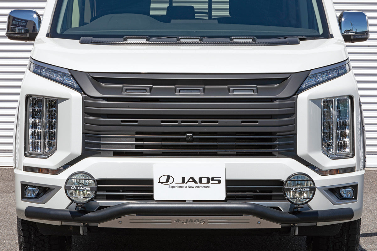 JAOS FRONT GRILL MATTE BLACK FOR MITSUBISHI DELICA D:5 DIESEL B061306MB