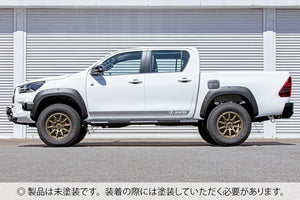 JAOS FENDER GARNISH TYPE-X UNPAINTED FOR TOYOTA HILUX GRS 21+ Z“GRSPORT” B134099