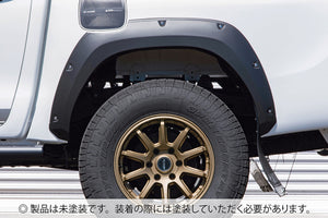 JAOS FENDER GARNISH TYPE-X UNPAINTED FOR TOYOTA HILUX GRS 21+ Z“GRSPORT” B134099