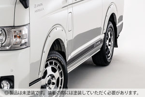 JAOS FENDER GARNISH TYPE-X UNPAINTED PRODUCT FOR TOYOTA HIACE 200 B135201NP