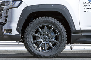 JAOS FENDER GARNISH TYPE-X PAINTED MATTE BLACK FOR ZX FOR TOYOTA LAND CRUISER 300 B135051MB