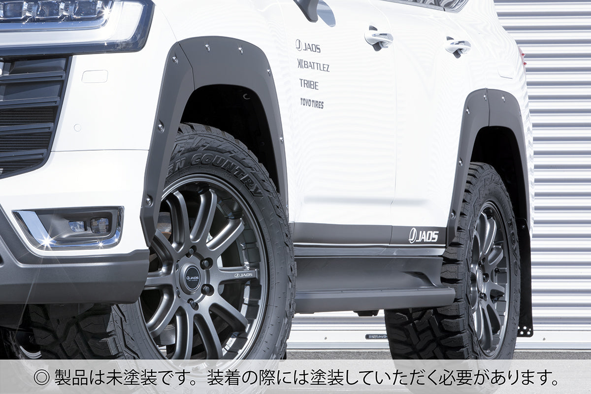 JAOS FENDER GARNISH TYPE-X UNPAINTED PRODUCT FOR ZX FOR TOYOTA