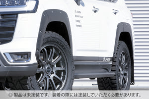 JAOS FENDER GARNISH TYPE-X UNPAINTED PRODUCT FOR ZX FOR TOYOTA LAND CRUISER 300 B135051NP