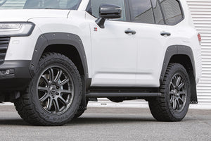 JAOS FENDER GARNISH TYPE-X MATTE BLACK FOR LAND CRUISER 300 SERIES GRSPORT B135052MB