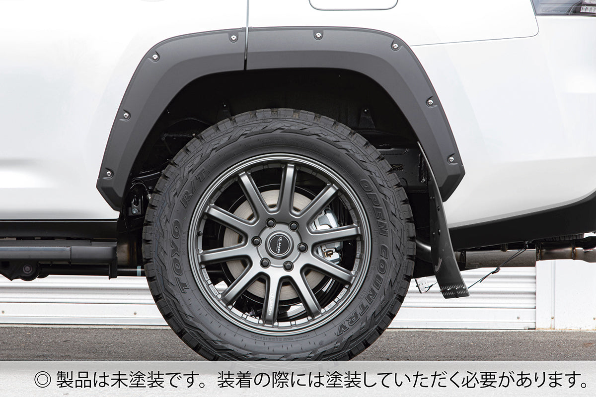 JAOS FENDER GARNISH TYPE-X UNPAINTED FOR LAND CRUISER 300 SERIES GRSPORT B135052NP