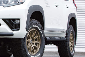 JAOS FENDER GARNISH TYPE-X PAINTED MATTE BLACK FOR TOYOTA LAND CRUISER PRADO 150 B135067AMB