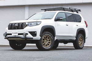 JAOS FENDER GARNISH TYPE-X PAINTED MATTE BLACK FOR TOYOTA LAND CRUISER PRADO 150 B135067AMB