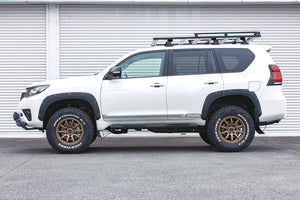 JAOS FENDER GARNISH TYPE-X PAINTED MATTE BLACK FOR TOYOTA LAND CRUISER PRADO 150 B135067BMB