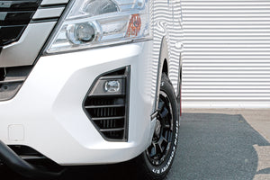 JAOS FENDER GARNISH TYPE-X MATT BLACK FOR NISSAN CARAVAN NV350 B135482MB