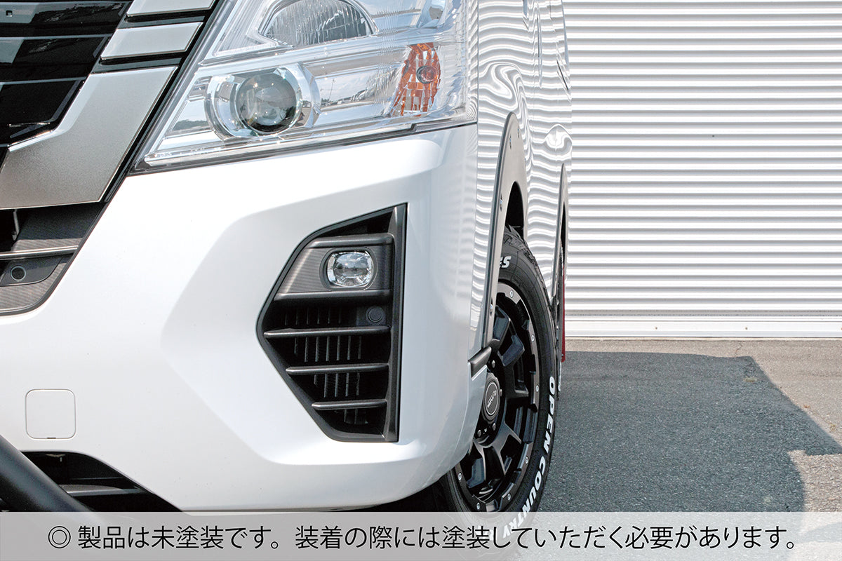 JAOS FENDER GARNISH TYPE-X UNPAINTED FOR NISSAN CARAVAN NV350 B135482NP