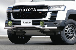JAOS FRONT SKID BAR POLISH:BLACK FOR TOYOTA LAND CRUISER 300 GRSPORT B150052B