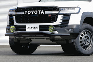 JAOS FRONT SKID BAR BLACK:BLACK FOR TOYOTA LAND CRUISER 300 GRSPORT B150052D