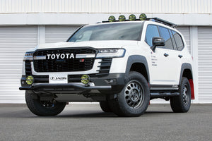 JAOS FRONT SKID BAR BLACK:BLACK FOR TOYOTA LAND CRUISER 300 GRSPORT B150052D