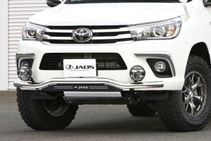 JAOS FRONT SKID BAR POLISH BLACK FOR TOYOTA HILUX SURF 125 B150096B