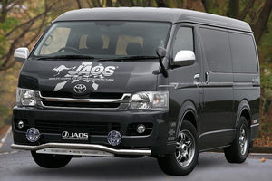 JAOS FRONT SKID BAR POLISH BLAST WIDE TYPE 1-2 FOR TOYOTA HIACE 200 B150202A