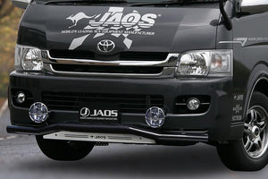 JAOS FRONT SKID BAR BLACK BLAST WIDE TYPE 1-2 FOR TOYOTA HIACE 200 B150202C