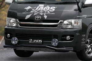 JAOS FRONT SKID BAR BLACK BLACK WIDE 1-2 TYPE FOR TOYOTA HIACE 200 B150202D