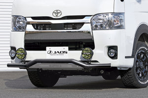 JAOS FRONT SKID BAR BLACK BLAST STANDARD TYPE 3 ~ FOR TOYOTA HIACE 200 B150203C