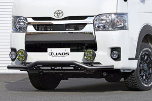 JAOS FRONT SKID BAR BLACK BLACK STANDARD TYPE 3 ~ FOR TOYOTA HIACE 200 B150203D