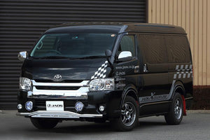 JAOS FRONT SKID BAR POLISH BLAST WIDE TYPE 3 ~ FOR TOYOTA HIACE 200 B150204A