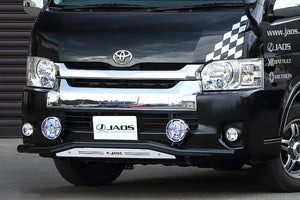 JAOS FRONT SKID BAR BLACK BLAST WIDE TYPE 3 ~ FOR TOYOTA HIACE 200 B150204C